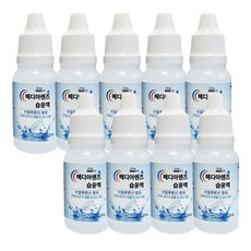 메디아렌즈 습윤액 15ml 히알루론산 함유 렌즈습윤액, 9개