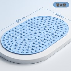 DIU 圓形硅膠指壓板超慢跑足底按摩墊子室內原地慢跑踩腳墊按摩腳底板, 藍色:如圖, 1個