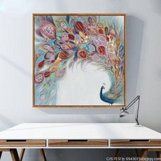 라오농 보석십자수 비즈공예 DIY 만들기 세트 명화그리기88 +d26506LL, 라이트블루, 1개