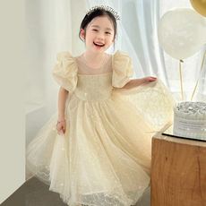 해피델리 금쪽이 스팽글 퍼프 드레스 공주 원피스 여아 생일 파티 연주회 음악회 의상