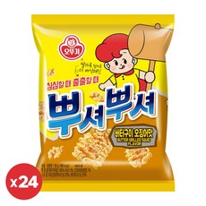 오뚜기 뿌셔뿌셔 버터구이오징어맛, 90g, 24개