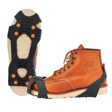 Ergodyne TREX 6300 눈과 얼음용 슬립온 트랙션 클리트 탄소강 스파이크 그립 8개 포함