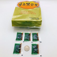 일회용포장배달업소용 미니 양조 맛 간장 (5.6ml X 186개입) 이엔푸드식품, 1