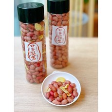 手工炒九號花生 - 麻辣/鹽炒口味, 1個, 蒜片花生260克