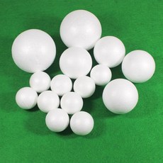 스티로폼 볼 공 120mm 우드락공 원형볼, 5개, 흰색