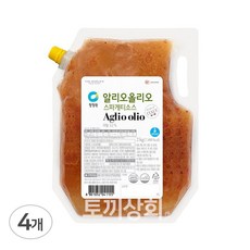 청정원 알리오올리오 스파게티소스, 4개, 2kg