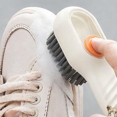 꿀이맘 신발관리 펌프형 신발 브러시 브러쉬 도구 신발관리도구