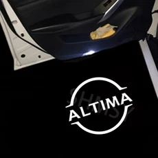 2X 자동차 문 환영 빛 Led 프로젝터 의례 램프 닛산 Altima 2005-2019 2012 액세서리, 02 white
