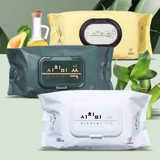 시치미쓱 올그린등급 대용량 물티슈 자연유래성분 두꺼운엠보싱 아기물휴지 신생아유아용, 1개, OP  그린 물티슈 72매 10팩