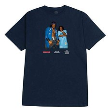 NEVERMIND.INC PRIMITIVE OKST1-PAPHO2432 HOLD ON TEE 流浪者合唱團聯名T恤, 1個, NAVY 深藍,L