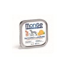 瑪恩吉 MonGe MONO蔬果系列 無穀幼犬主食餐盒 150g, 24個, 火雞+柑橘