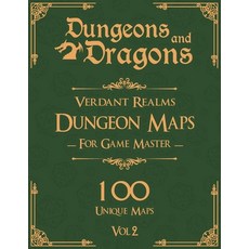 (영문도서) Dungeons and Dragons Verdant Realms Dungeon Maps for Game Masters Vol 2: 100 Unique Forest Ma... Paperback, Independently Published, English, 9798878795753