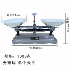 교육용 양팔저울 밸런스 실험실 기계식 토크 무게 저울, 1개, H. 무게추 없이 000그램