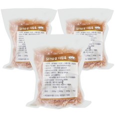 벅스웨이 닭가슴살 다짐육, 500g, 3개