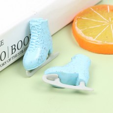 스피드 인라인 레이싱 1쌍 선물 아이 인형 롤러 스케이트 장식 장난감 소녀 놀이 액세서리 3*1*3CM, 한개옵션0, 1개