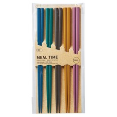 Ishida Meal Time乾漆筷子 5雙組, 1組, 單品, 混色