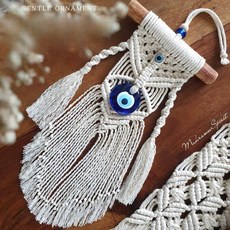 터키 블루 아이 마크라메 악마의눈 벽걸이 인테리어 장식품 XCLYJ-003, A타입