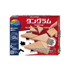 하나야마 캐스트 퍼즐 하즈루 가쯔노 탄그램, 혼합색상, 1피스