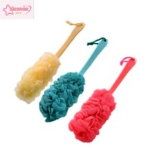 서락 롱 핸디 등밀이 샤워 브러쉬 목욕타올, 블루