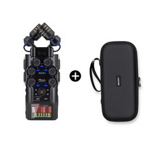 H6studio 핸디녹음기 *정품케이스포함* ZOOM H6s, Black