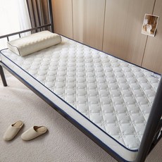 사이즈 매트리스 1인 60x120cm 접이식토퍼, 항균 라텍스 (리프 화이트 6 cm)