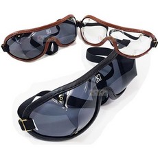 Kroops / 크룹스 레이싱 방풍고글 / 라이딩고글 바람막이, 레이싱-클리어-블랙, 1개