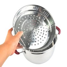 러브송 스텐 찜 곰솥 26cm_ 050613, 1개, 단일, 1cm