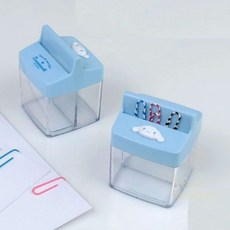 LM6 시나모롤 자석 클립통 사각클립케이스 스틸클립