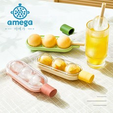 AMEGA 실리콘 탕후루 아이스크림 몰드 아이스크림틀, 핑크, 2개