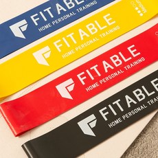 핏에이블 사레레 스쿼트 보조 루프밴드 천연 라텍스 소재, 5색, 1개