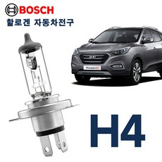 보쉬 스탠다드 할로겐 전구 2개입, 1개, H4
