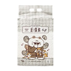 豆渣男豆腐砂 2mm顆粒 可沖馬桶 真空包裝 活性碳綠茶小米貓砂, 1個, 豆渣男-活性碳+送肉泥*1