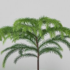 仿真盆栽 室內外裝飾 人造花 辦公室桌面擺件 綠植, 南洋杉【培植原盆】,帶盆栽好, 1個