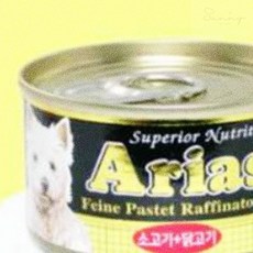 자깡몰 아리아스 저칼로리 캔 100g 노견영양식, 치킨