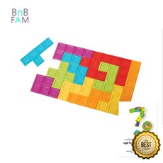 정사각 테트리스 컬러 퍼즐 펜토미노 도안 행동발달 어린이날선물 EQ장난감, 1개