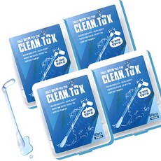 클린톡 데일리 액상면봉 60p + 일제 나이트 테이프 15p 1:1 세트 이어클린 귀청소 코청소 코뻥, 4세트, 75개입