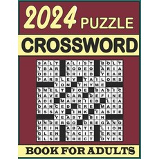 (영문도서) 2024 Crossword Puzzle Book For Adults: Large Print 100 Difficult Crossword Puzzles with Solut... Paperback, Independently Published, English, 9798876590169