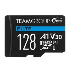 TEAMGROUP 十銓 ELITE microSDXC 記憶卡 A1 V30 U3, 1個, 128GB, 128GB