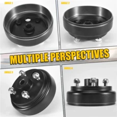 Y49A-골프 카트 브레이크 드럼 허브 어셈블리 1982-Up EZGO TXT PDS 전기 모델에 맞지 않음) 19186G1, 01 Black