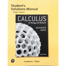 Solutions Calculus for Biology 4/e (9780134122694) 代訂, 1個