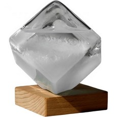 지구본 클래식 별자리 앤틱 아크러브 일기예보 병 19세기 전통 STORM 유리 깜짝 선물 실용적인 인테리어 성별 무관, 작다, 흰색