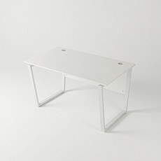 동서가구 엘리안 철제 사무용 컴퓨터책상 (1400x800) DF646142, 화이트