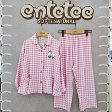 앙떼떼 NC경산점 [튤립 파자마 B] 150 160사이즈 긴팔긴바지 9부실내복 9부잠옷