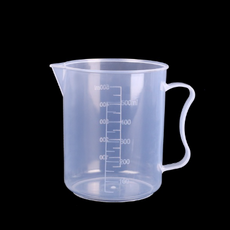 27리빙 튼튼한 플라스틱 비커, 500ml 5개