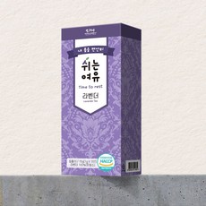 다예 쉬는여유 라벤더차 생분해 삼각티백 15티백, 1g, 1개, 15개입