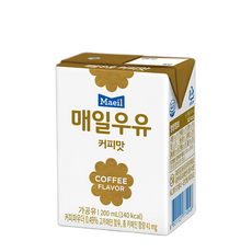 매일우유 멸균 커피맛 x/커피우유/무배, 200ml, 12팩