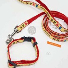 펫츠컴퍼니 목줄세트 10mm H형하네스 소형견하네스 강아지목줄