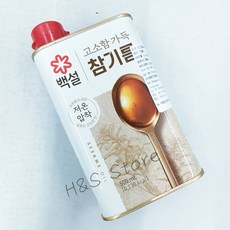 CJ 백설 韓國原產 芝麻油 500ml, 1個