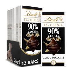 린트엑셀런스 다크 90% 초콜릿, 100g, 12개