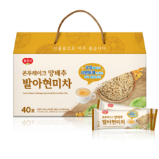 광야식품 콘푸레이크 양배추 발아 현미차, 1개, 40개입, 25g